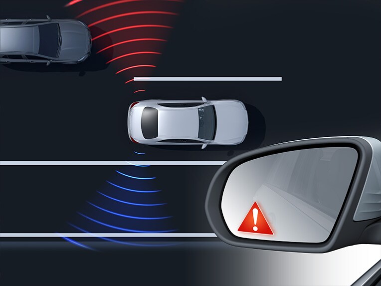 How Blind Spot Assist works in the Mercedes-Benz C-Class Cabriolet.