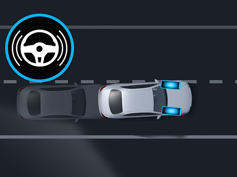 How the Lane Tracking Package works in the Mercedes-Benz C-Class Cabriolet.