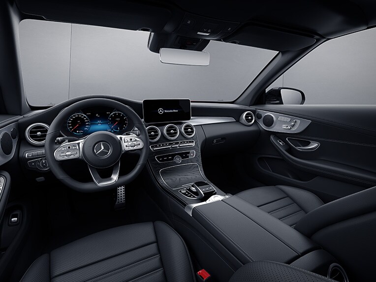 The C-Class Cabrio interior with AMG Line.