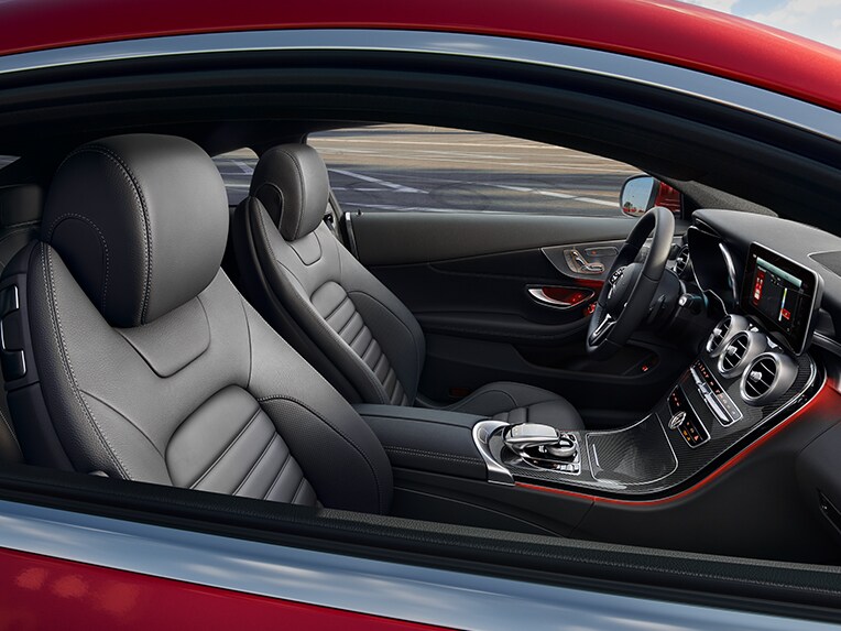 The interior in the C-Class Coupé from Mercedes-Benz.