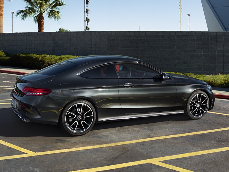 A side view of the C-Class Coupé.