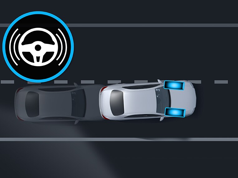 How the Lane Tracking Package works in the Mercedes-Benz C-Class Coupé.