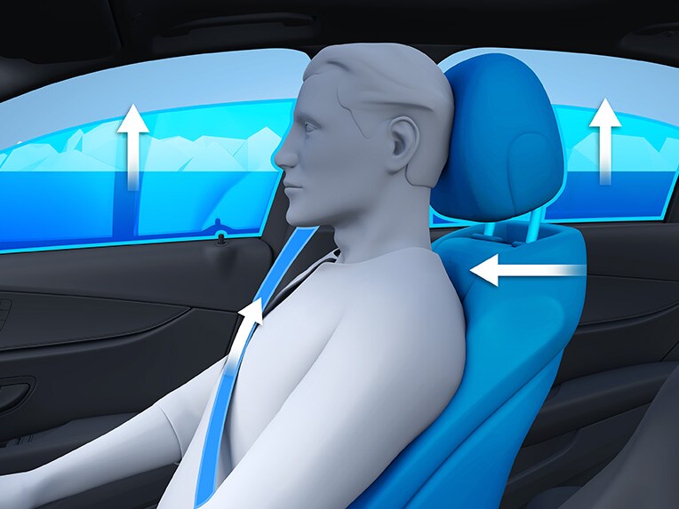 The Mercedes-Benz C-Class Saloon with PRE-SAFE PLUS.