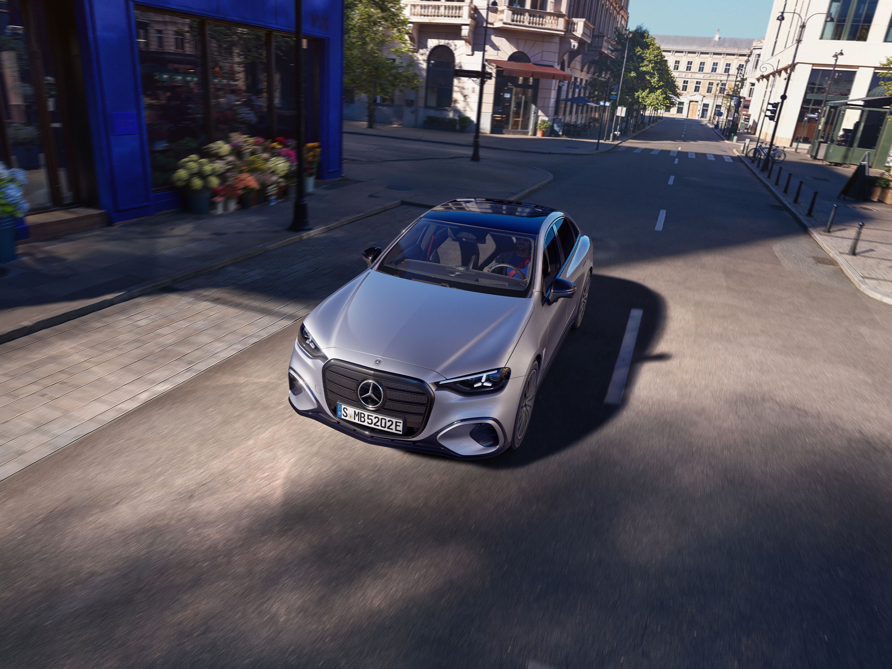 The all-new electric C-Class. 