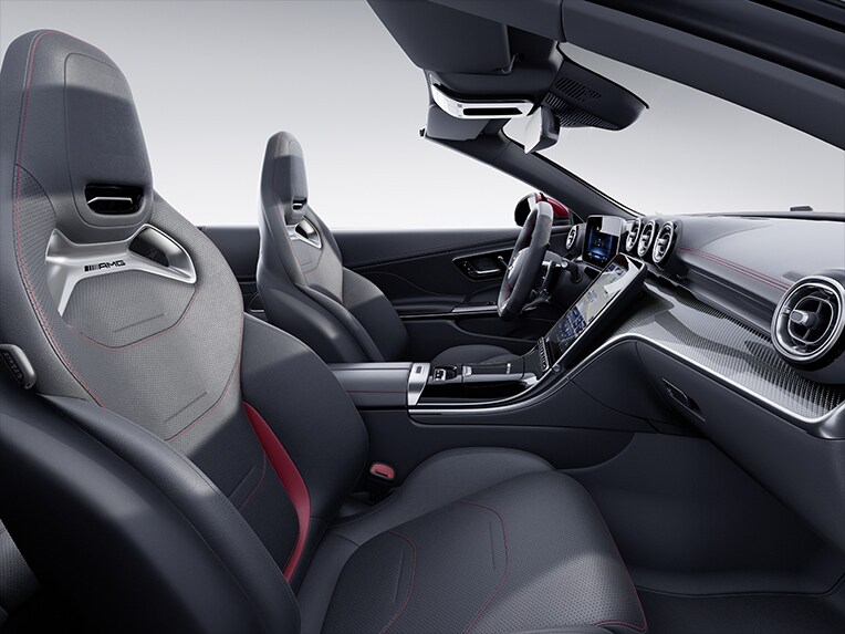 The AMG Performance Seat Package Advanced in the CLE Cabriolet from Mercedes-AMG.