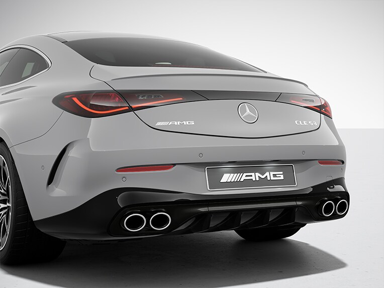 The AMG Exterior Carbon-Fibre Package I of the new Mercedes-AMG CLE Coupé.