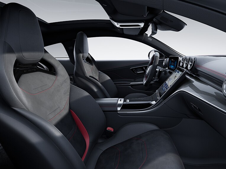 The AMG Performance seat Package advanced of the new Mercedes-AMG CLE Coupé.