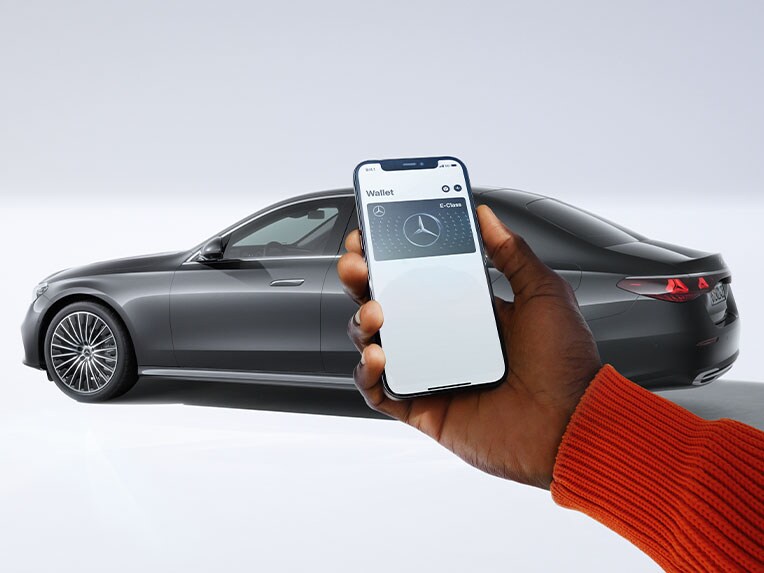 Digital Vehicle Key for the new E-Class Sedan from Mercedes-Benz.