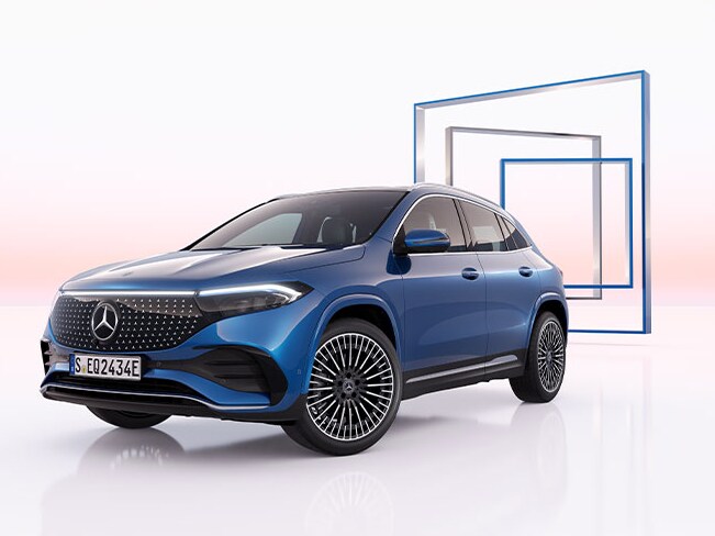 The all-electric EQA