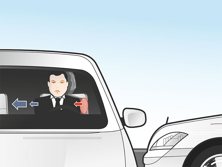 An illustration showing the Driving Assistance Plus package.
