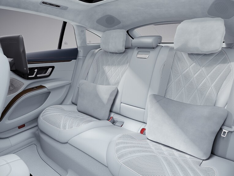 The Rear Seat package Plus in the EQS from Mercedes-Benz.