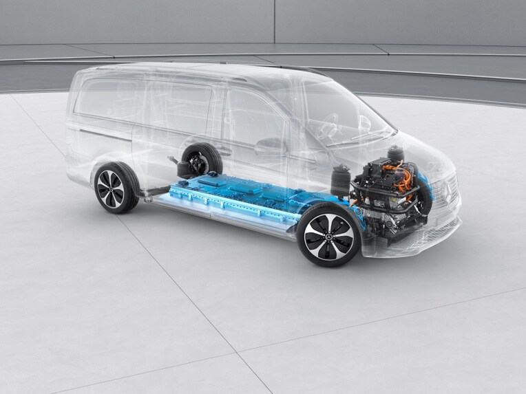 Whether on the motorway or on rutted tracks: with AIRMATIC air suspension you can enjoy an especially comfortable driving experience.