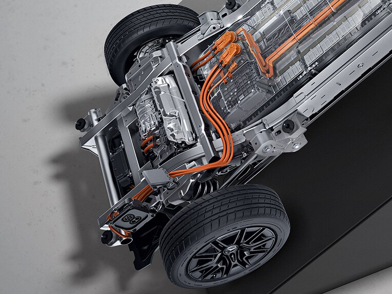 Preconditioning the battery in the Mercedes-Benz all-electric G-Class.