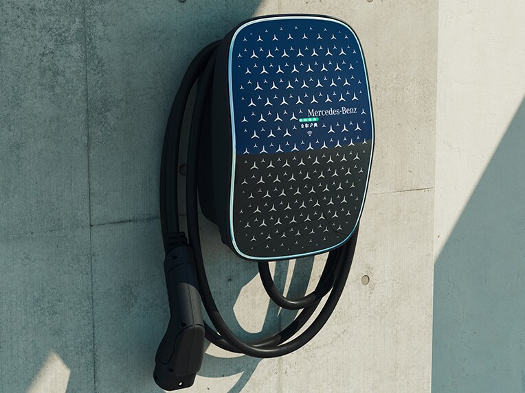 Charging at home with the Mercedes-Benz Wallbox with the Mercedes-Benz all-electric G-Class.