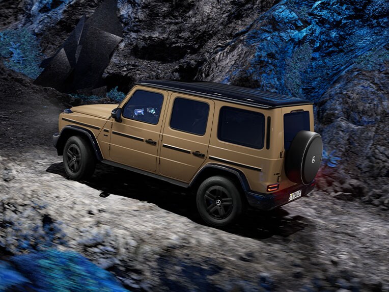 Offroad Crawl of the Mercedes-Benz all-electric G-Class.