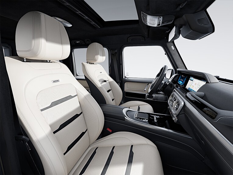 The EXCLUSIVE Line Interior of the Mercedes-AMG G-Class.