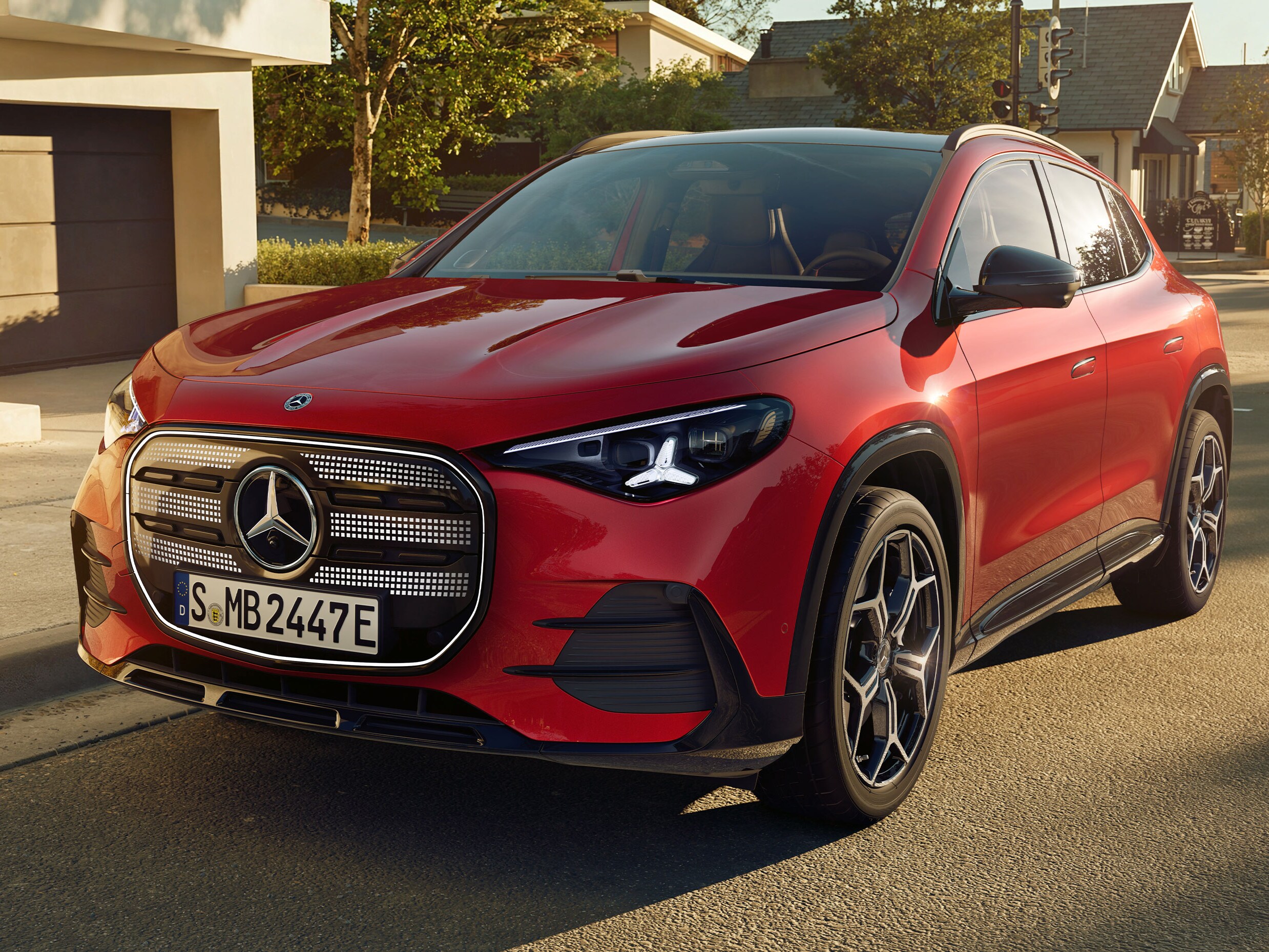 The all new Mercedes-Benz GLA electric.