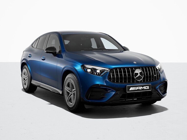 The new Mercedes-AMG GLC Coupé with AMG Night Package.