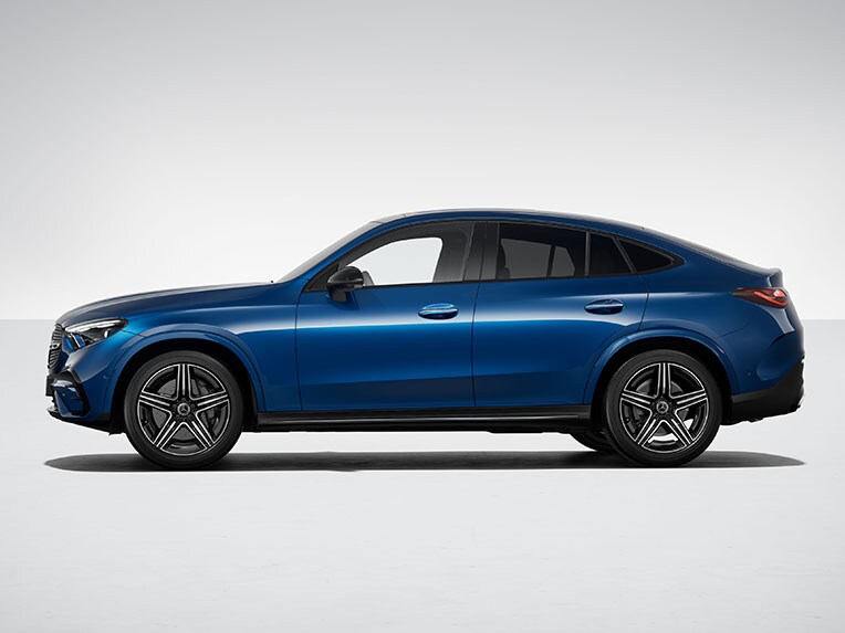 The sport suspension and front axle steering of the Mercedes-Benz GLC Coupé.