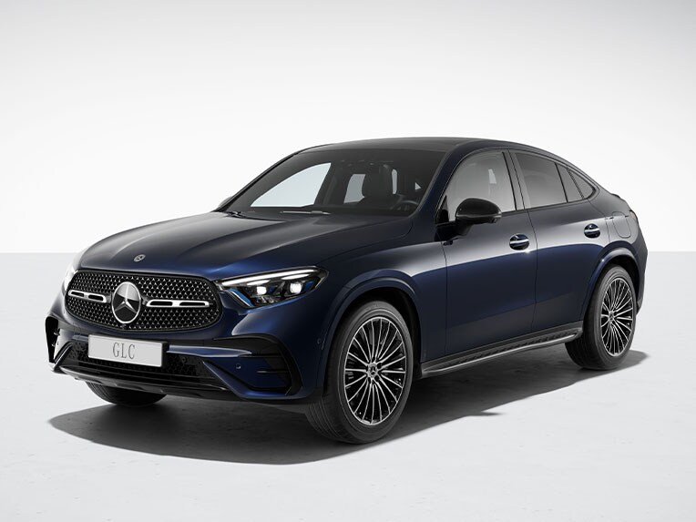 The Mercedes GLC Coupé AMG Line.