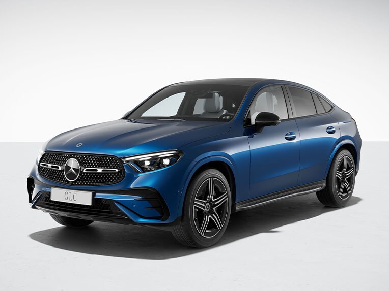 The Mercedes-Benz GLC Coupé with the AMG Line and Night package.