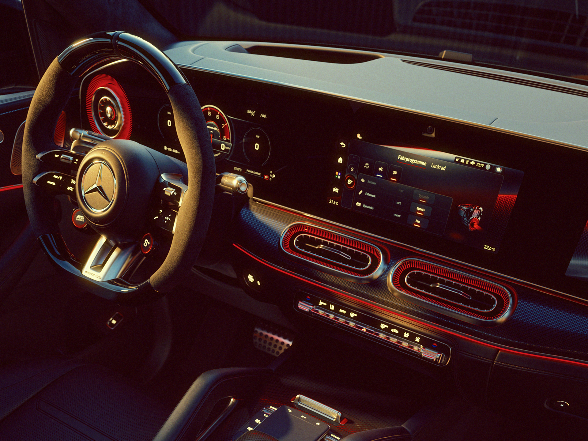 Interior of Mercedes-Benz GLE Coupé Interior of Mercedes-Benz GLE Coupé.