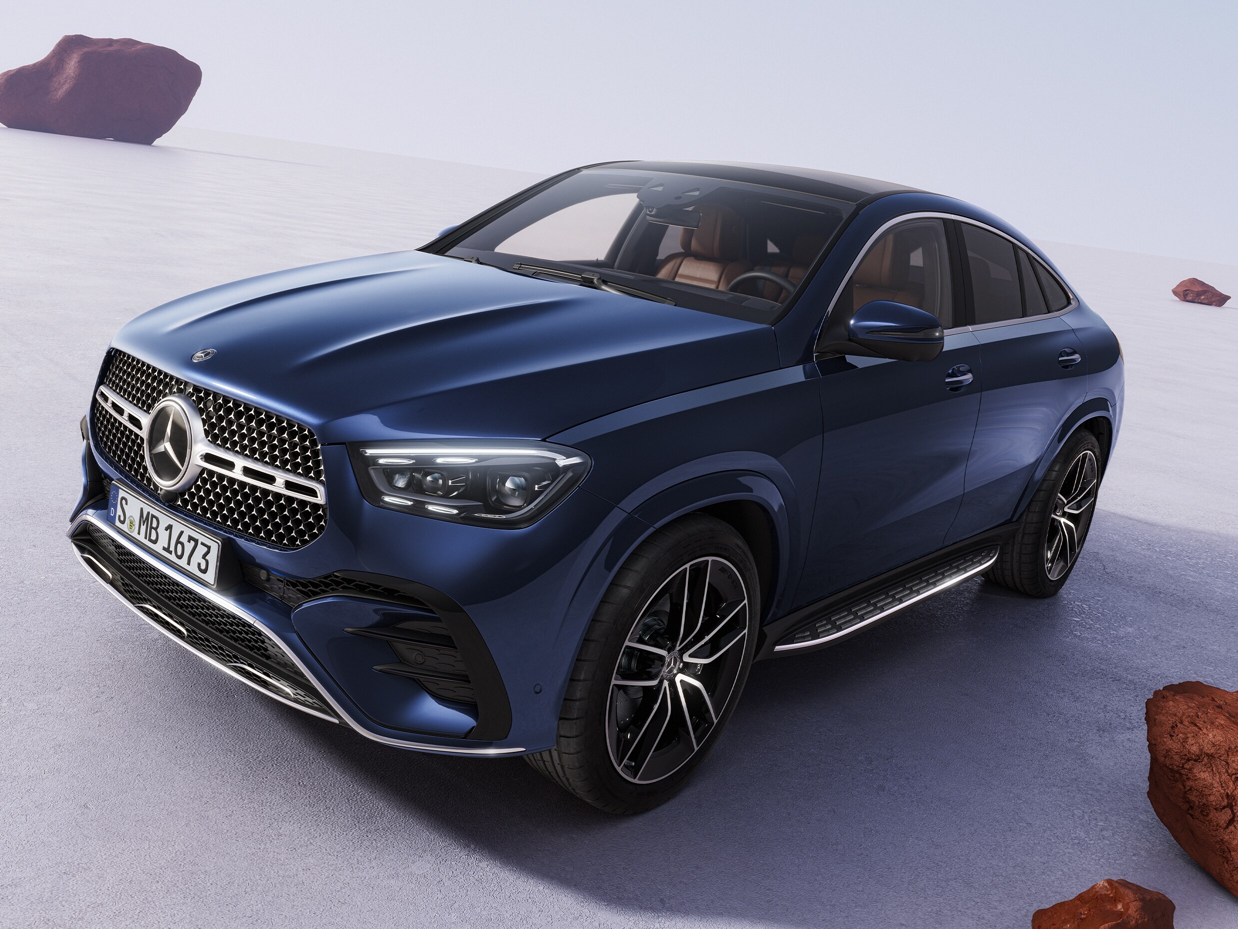 The new Mercedes-Benz GLE Coupé on a service lease.