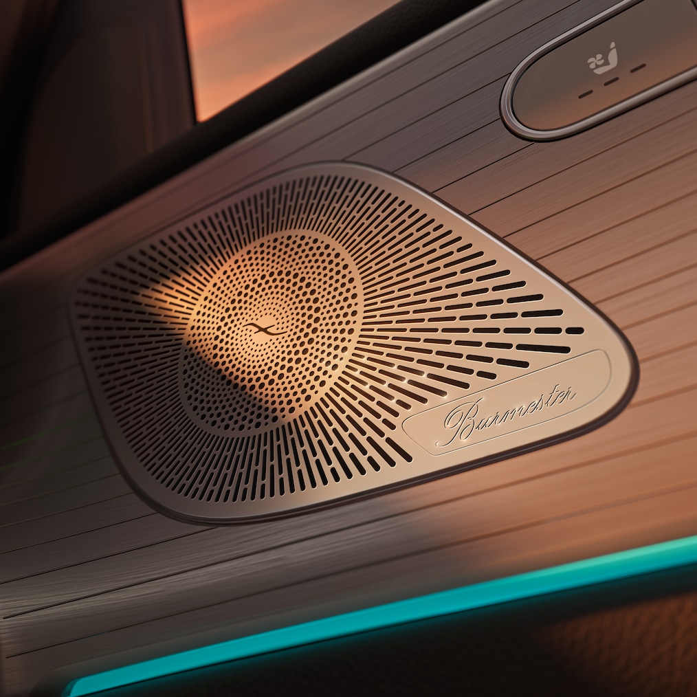 The optional Burmester® 3D surround sound system from the Mercedes-Benz GLE Coupé.