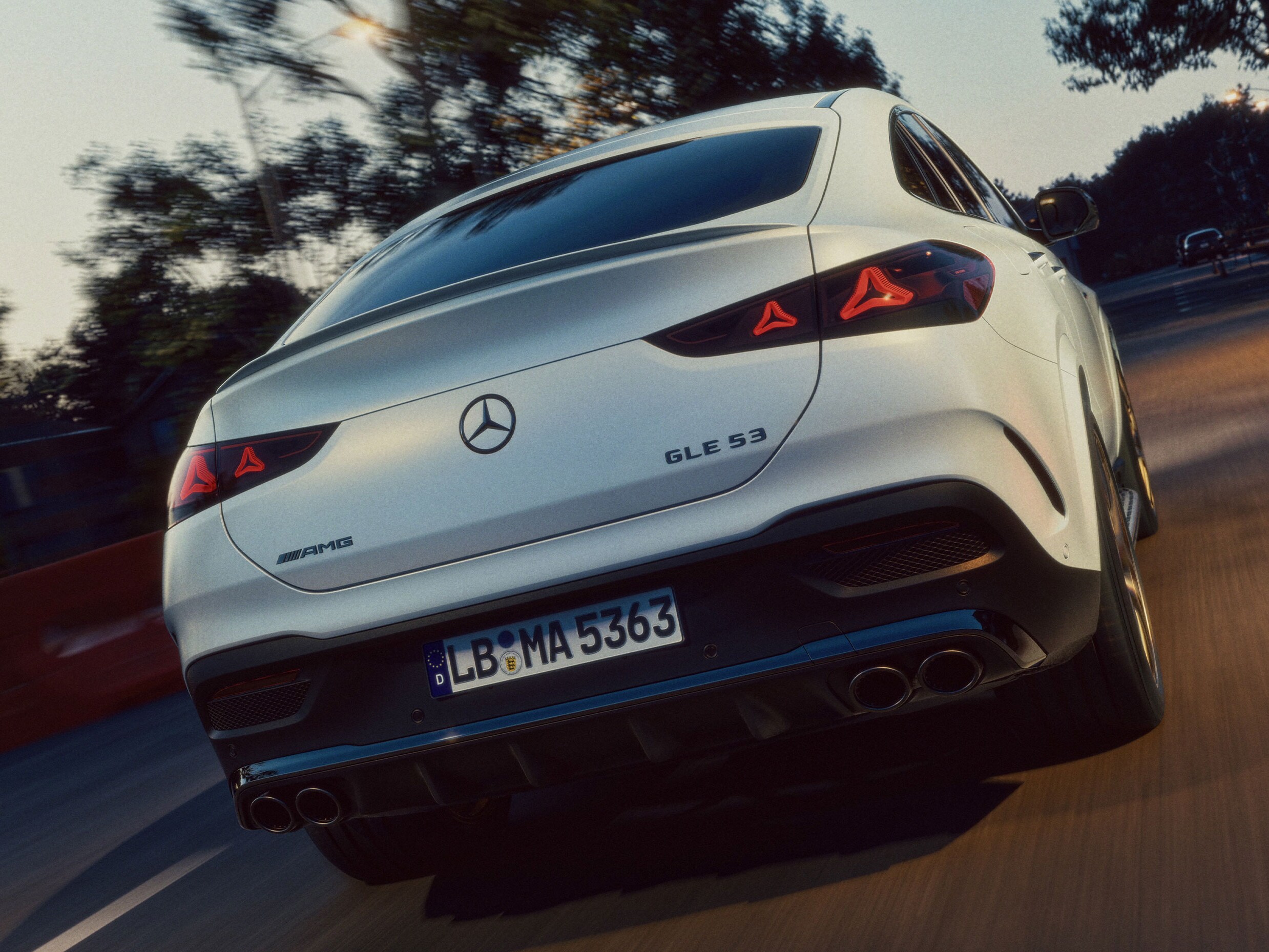 Exterior of Mercedes-Benz GLE Coupé.