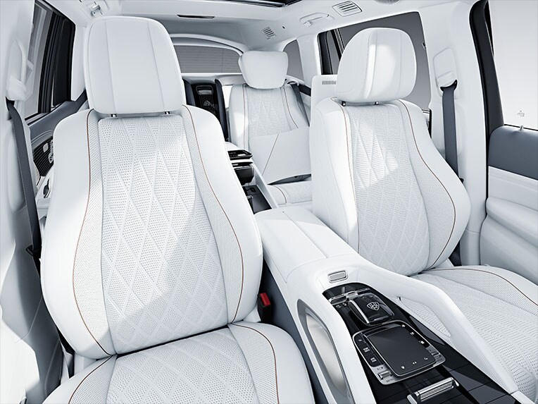 Air-conditioned massage seats in the Mercedes-Maybach GLS.