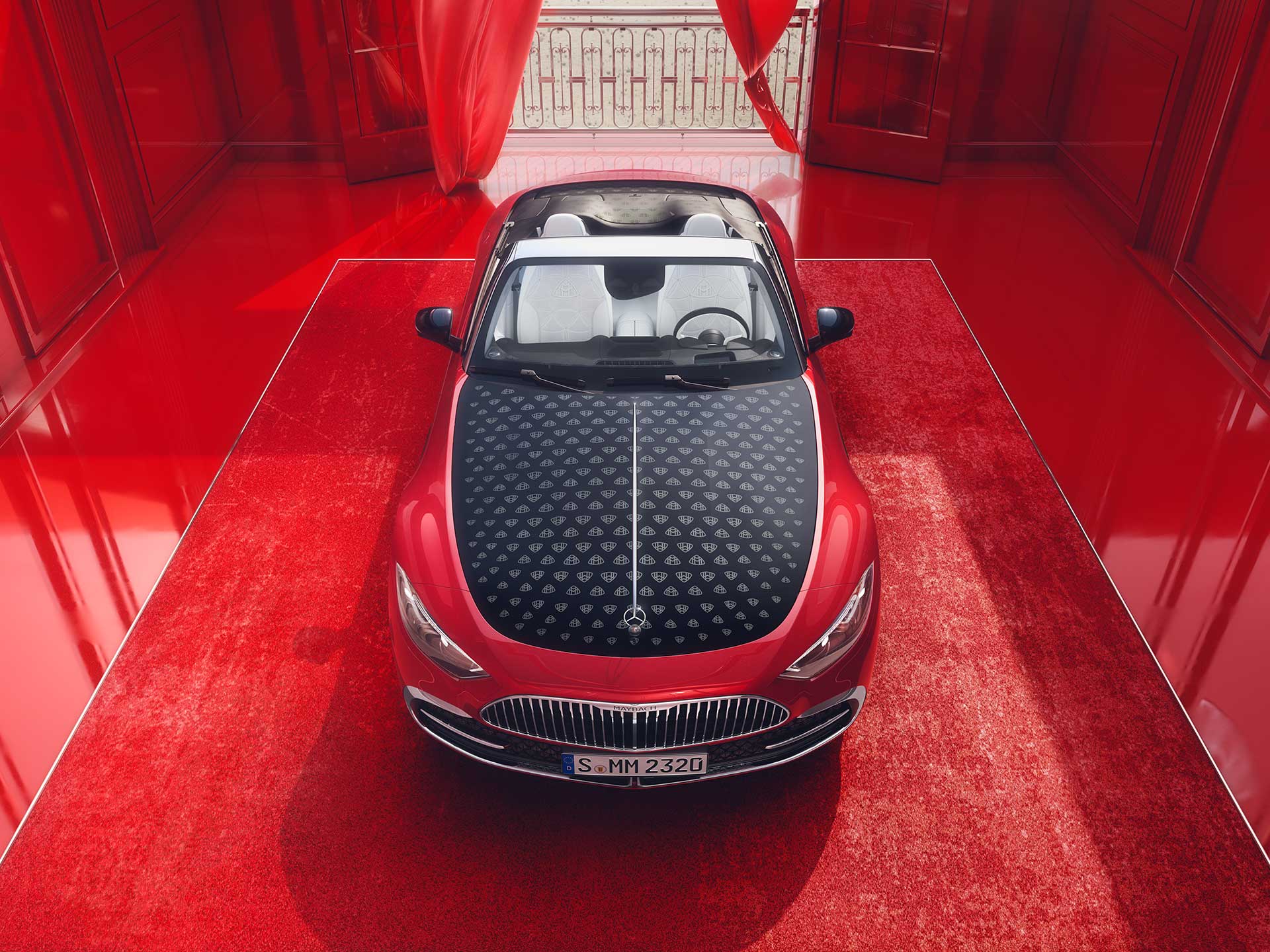SL 680 | Trademark | Mercedes-Maybach Front view of the Mercedes-Maybach SL 680.