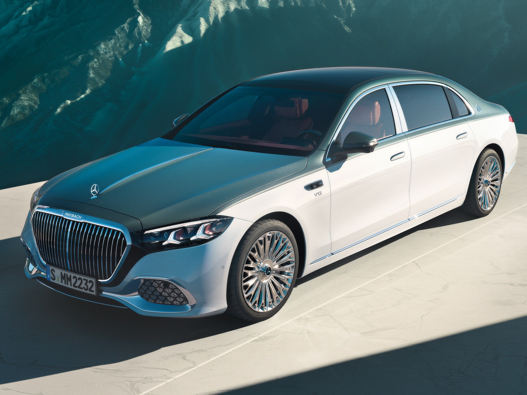 The Mercedes-Maybach S-Class.