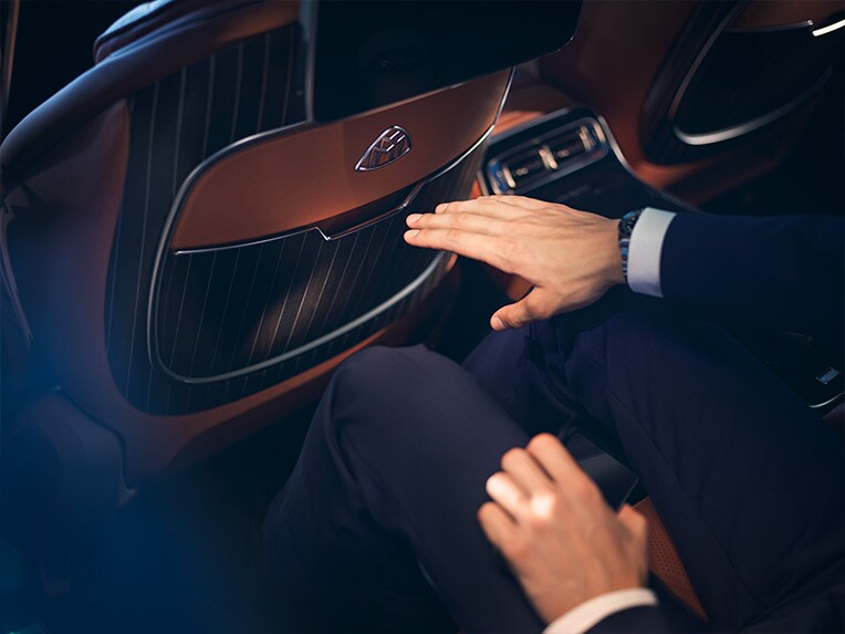 Rear area of in the Mercedes-Maybach S-Class.