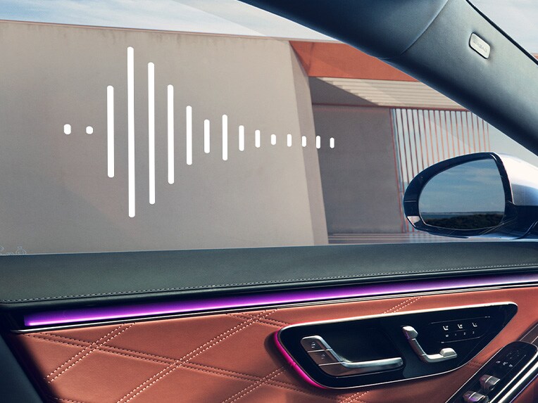 The interior of the Mercedes-Maybach S-Class.