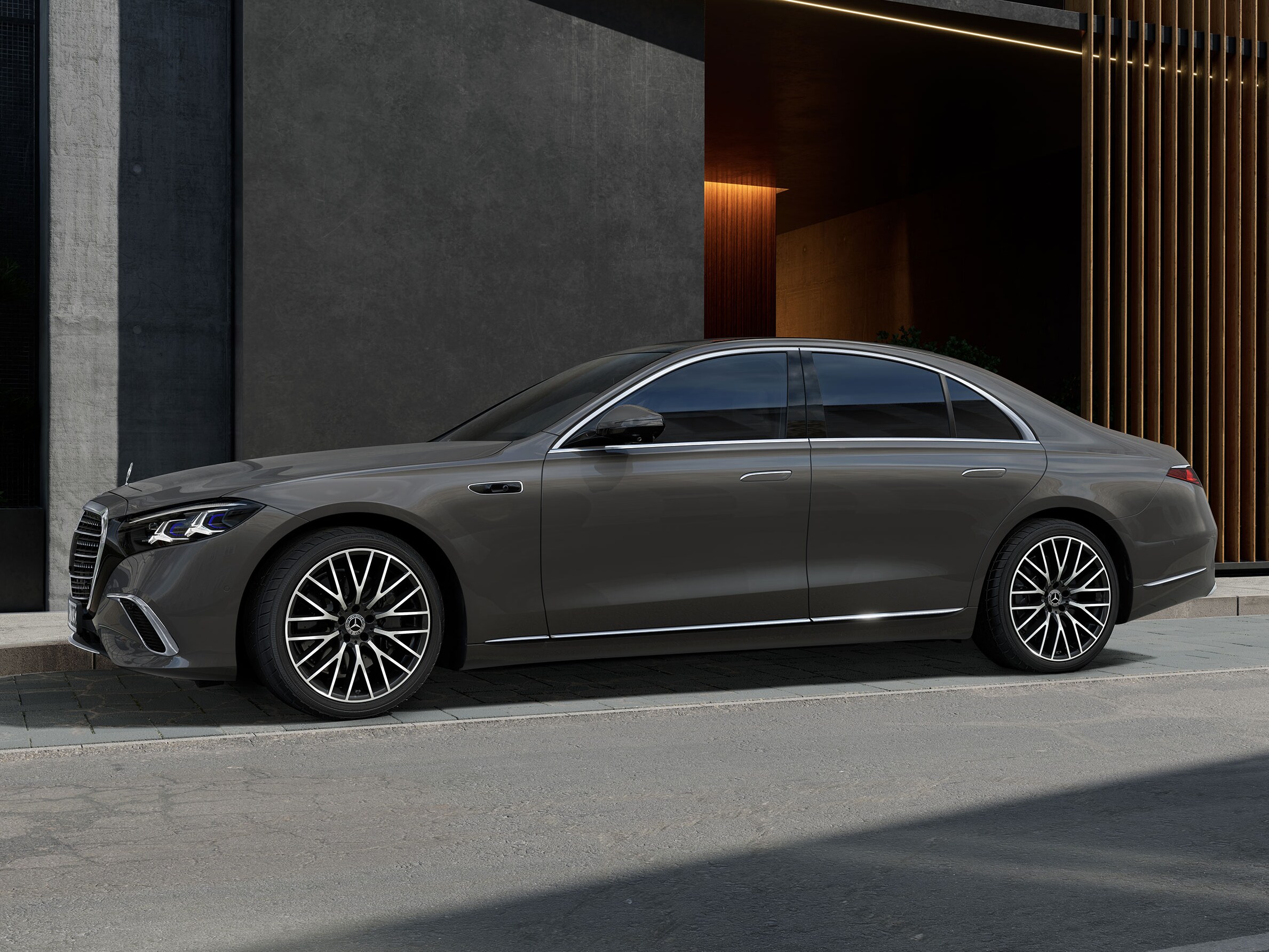 The Mercedes-Benz S-Class.