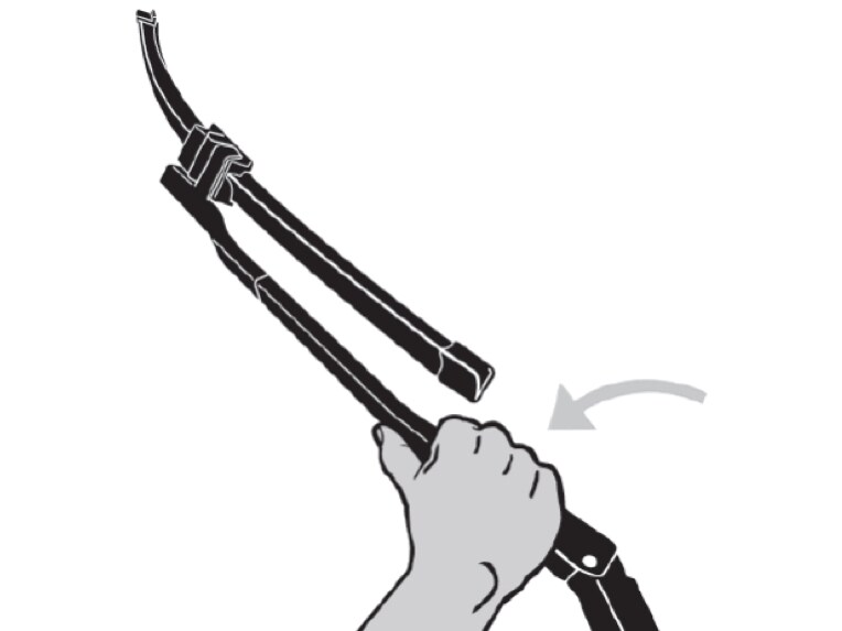 Move the wiper arms to the change position.