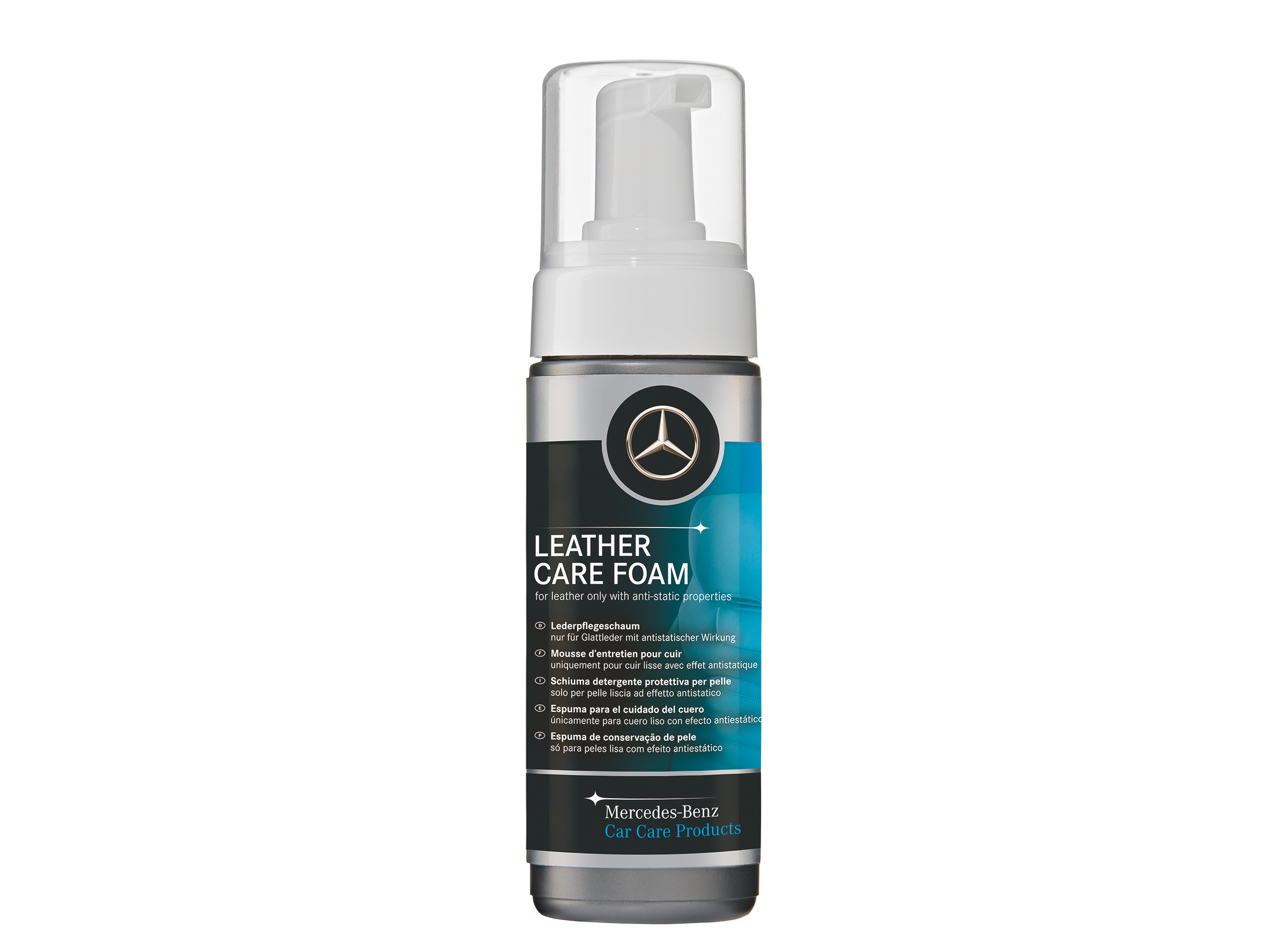 Mercedes-Benz leather care foam.