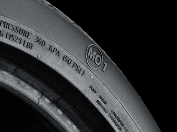 The MO1 tyre from Mercedes-Benz.