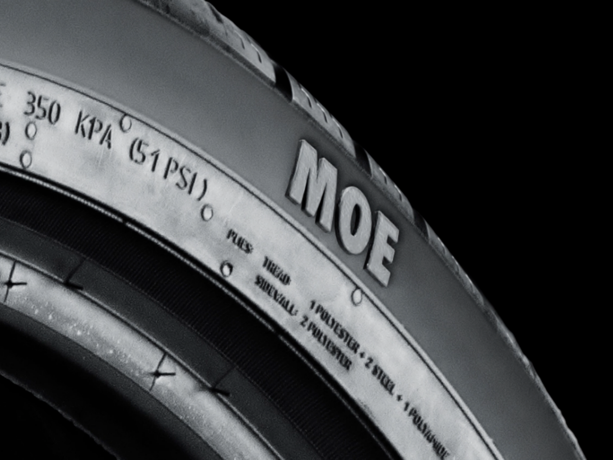 The MOE tyre from Mercedes-Benz.