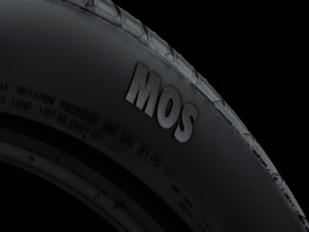 The MOS tyre from Mercedes-Benz.