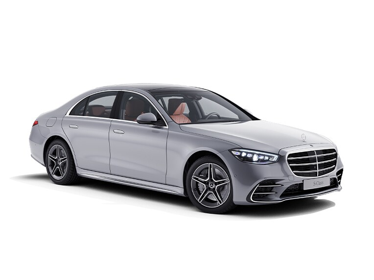 An illustration of the Mercedes-Benz S-Class Saloon.