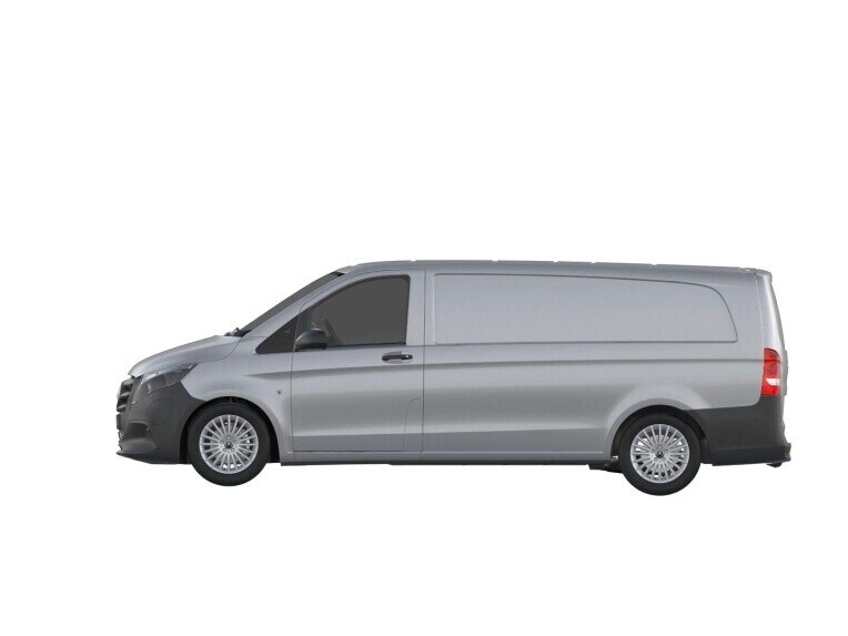 The Extra-long eVito Panel Van with a length of 5.37 m.