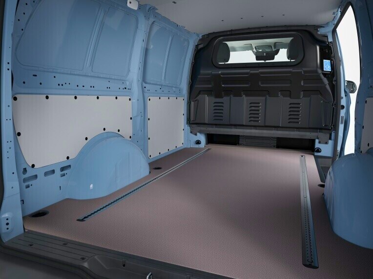 It's easy to load items under the seat bases from the load compartment – even if a partition is installed.