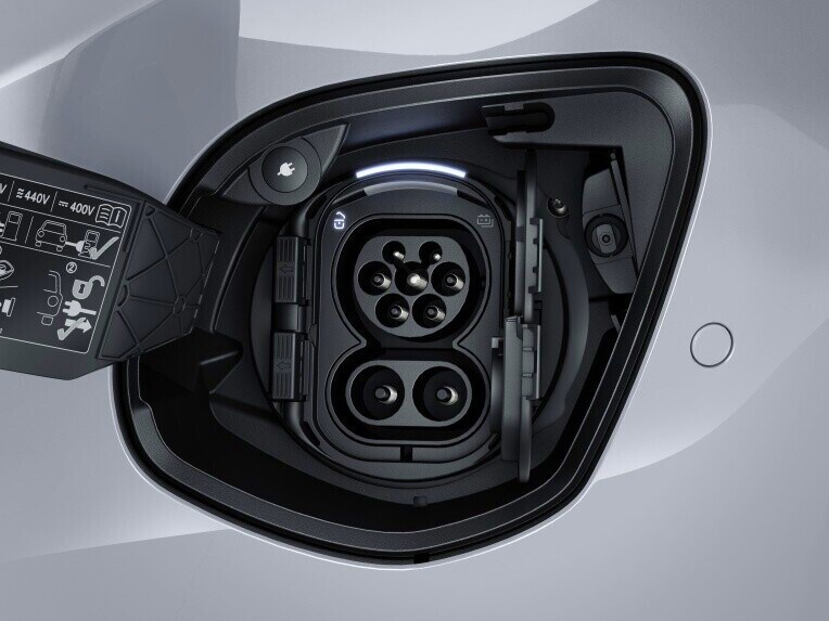 Using the AC charging system, you can charge your Mercedes-Benz at wallboxes and a variety of public charging stations.