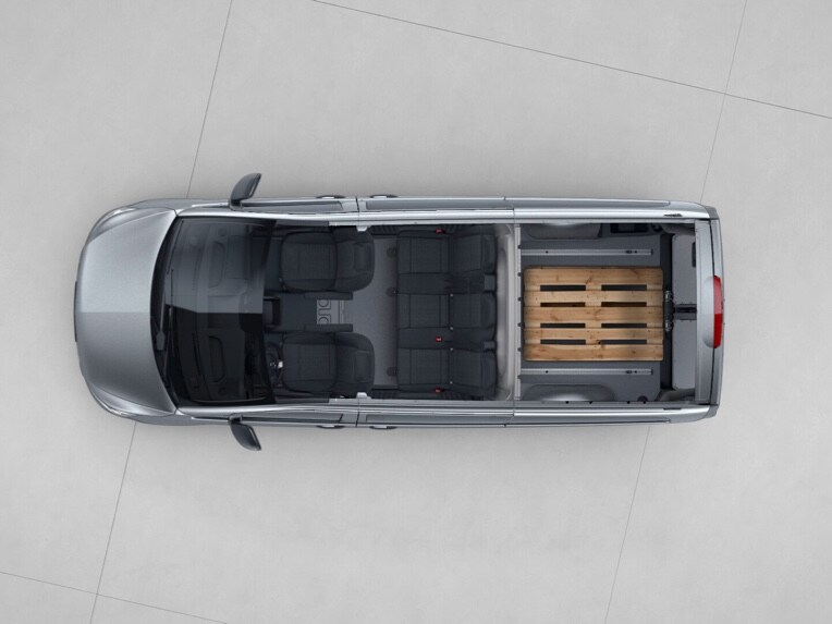 The Extra-long Vito Mixto with 3-seater bench seat.