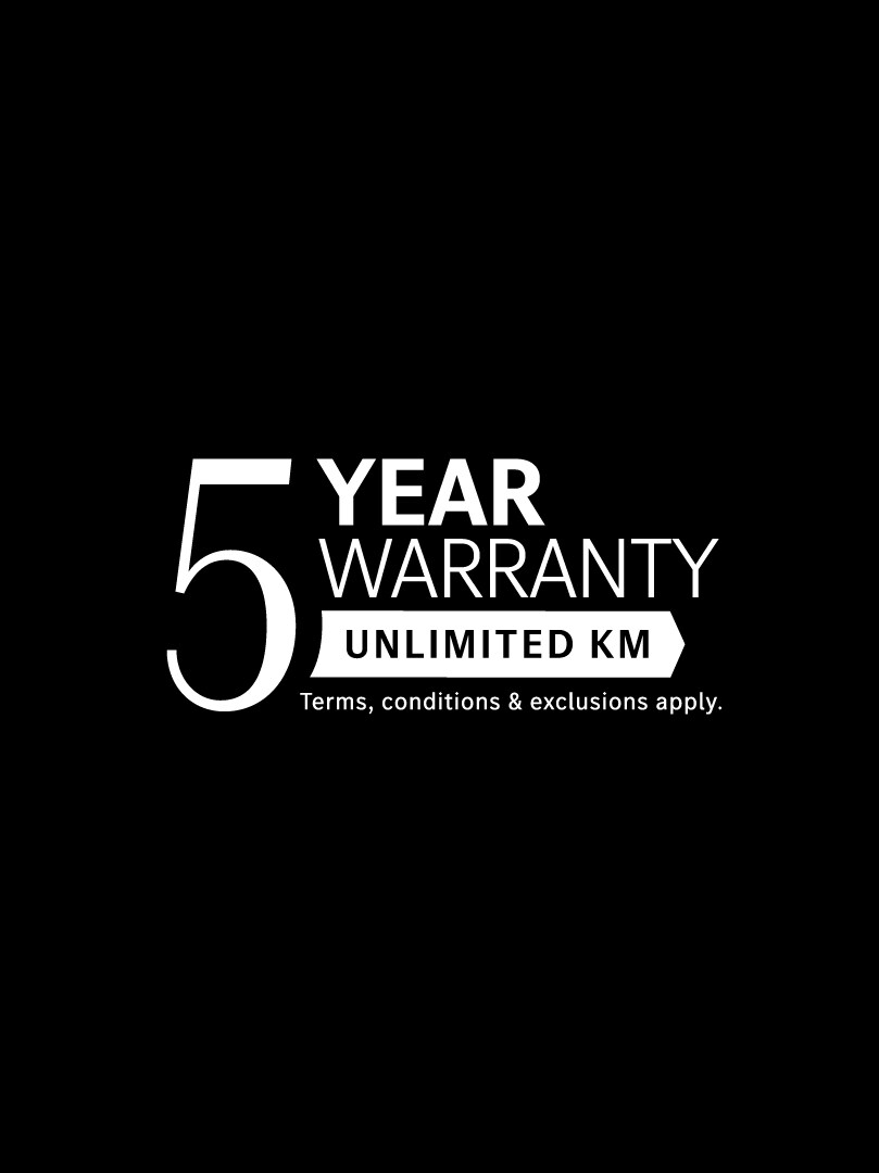 5 year warranty